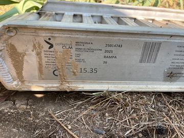 Rampe di carico per trattore m miniescavatore
