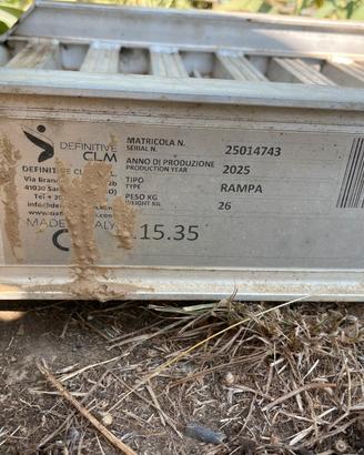 Rampe di carico per trattore m miniescavatore