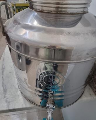Contenitore per olio in acciaio inox  18/10