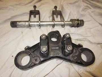 Laverda lz 125 piastra forcella + perno ruota