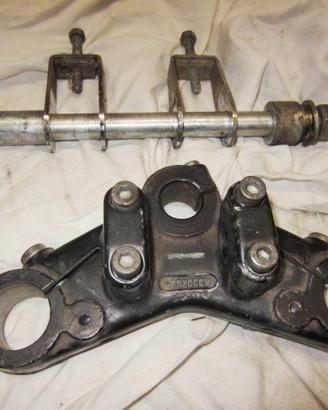 Laverda lz 125 piastra forcella + perno ruota