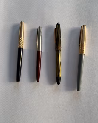 N. 4 Penne stilografiche vintage di cui 1 Astura