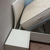 letto contenitore in legno con doghe CACCARO