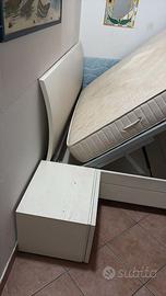 letto contenitore in legno con doghe CACCARO