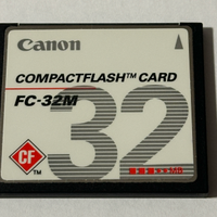 Scheda CompactFlash Canon 32MB FC-32M - Vintage