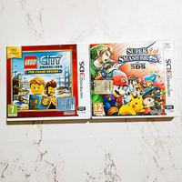 Set 2 Giochi Nintendo 3DS: Lego City & Smash Bros