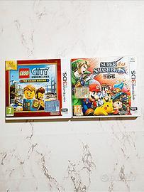 Set 2 Giochi Nintendo 3DS: Lego City & Smash Bros