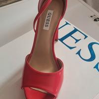 sandali in vernice rossi