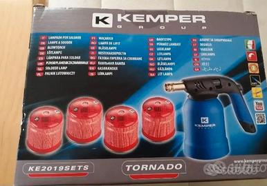 Cannello a Gas KEMPER + 4 Cartucce 