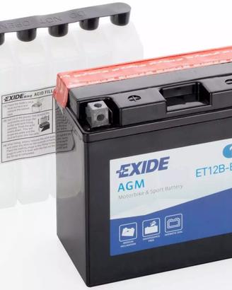 BATTERIA MOTO - ACCUMULATORE moto Exide ET12B-BS