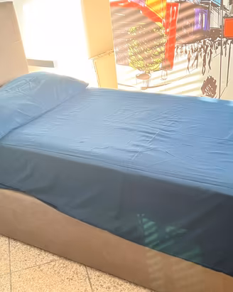 Letto singolo con contenitore