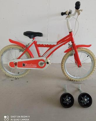 bicicletta da bambino kinder