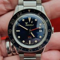 Squale Vintage 39 gmt blu