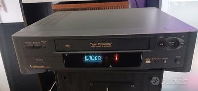 videoregistratore vhs mitsubishi