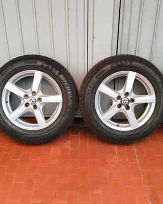 set invernale cerchi in lega + gomme Michelin