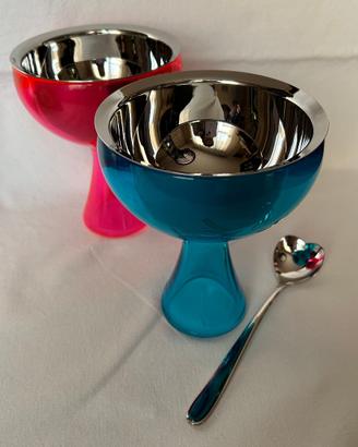 ALESSI Coppe BIG LOVE per gelato o macedonia