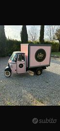 Ape 400 streetfood+carrello per trasporto