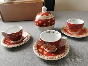 3 tazzine + zuccheriera thun natale