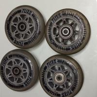 Ruote pattini in linea 90mm con cuscinetti 