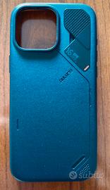 Cover Aulumu in pellevegana per iPhone 16 Pro max