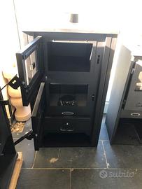 Stufa legna con forno 12 kw
