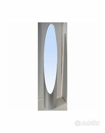 Specchio da terra a unghia in abs GRIGIO ARGENTO
