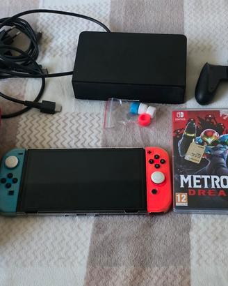 Nintendo switch oled+ 2 giochi, leggi descrizione