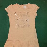 Vestito dorato bambina