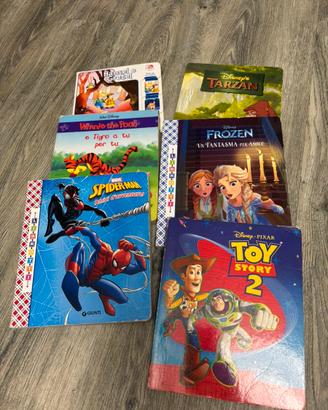 Lotto 6 libri per bambini 0-5 Disney Marvel