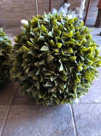 palle di bosso finto 