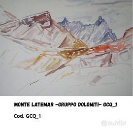 MONTE LATEMAR -Gruppo Dolomiti- GCQ_1