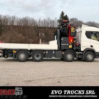 Scania G450 8X2 ,GRU NUOVA PALFINGER PK 92002 SH 8