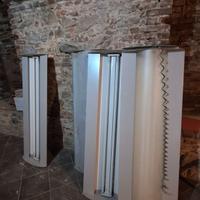 5 lampade a soffitto con neon Osram