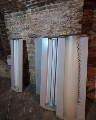 5 lampade a soffitto con neon Osram