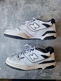 New Balance 550 bianche e nere - buone condizioni
