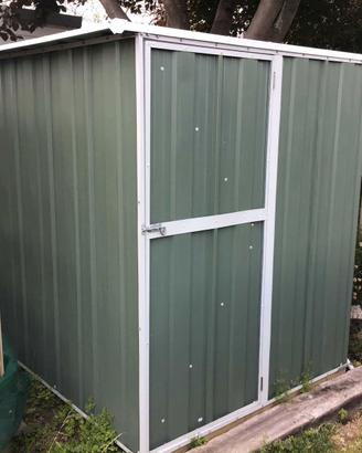 deposito attrezzi giardino 175x307cm - 5,4mq verde