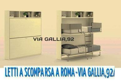 Letto a scomparsa a castello corner 03-letti a rom