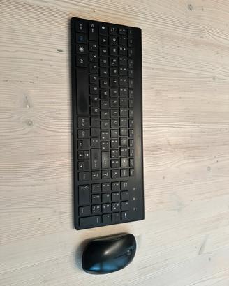 Tastiera e mouse wireless