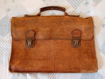 Cartella in cuoio vintage