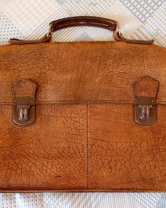 Cartella in cuoio vintage