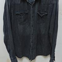 REPLAY M486 Jeans Denim Camicia Casual Uomo Taglia