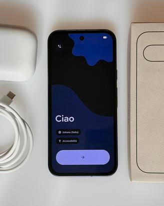 Google Pixel 9a 256GB Nero Ossidiana Con Accessori