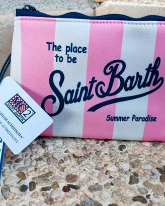 pochette MC2 saint barth righe rosa 