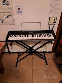 Pianola Casio CTX-1200 con Cavalletto