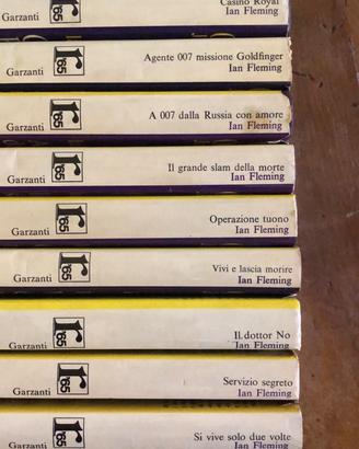 Lotto 11 Bond 007 Fleming - Garzanti 1965 viola