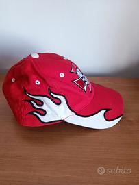 Cappello berretto fiamme e teschio