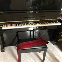 Pianoforte verticale nero