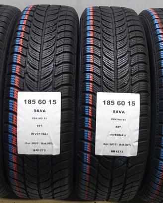 4 GOMME 185 60 15 SAVA BR1373