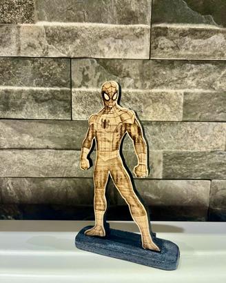 Spiderman in legno