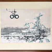 Renzo Vespignani pittore quadro litografia